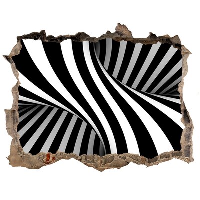 3d-s lyukat fali matrica Optikai illúzió a falban