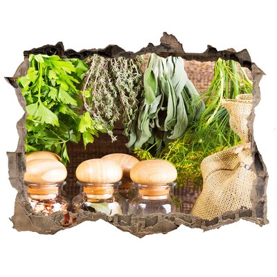 3d-s lyukat fali matrica Gyógynövényes sarok a konyhában