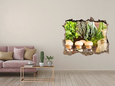 3d-s lyukat fali matrica Gyógynövényes sarok a konyhában