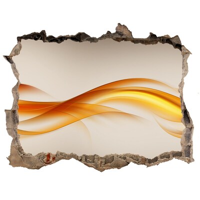 3d-s lyukat fali matrica Színek hulláma a betonban