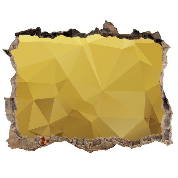 3d-s lyukat fali matrica Az arany repedés a falon