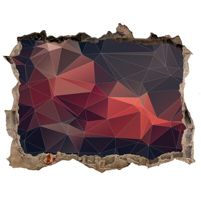 3d-s lyukat fali matrica Absztrakt lyuk a falban