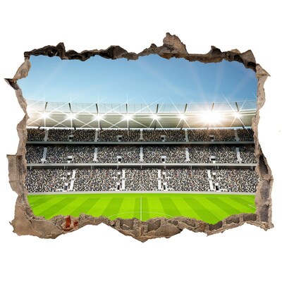 3d-s lyukat fali matrica A futballstadion akcióban
