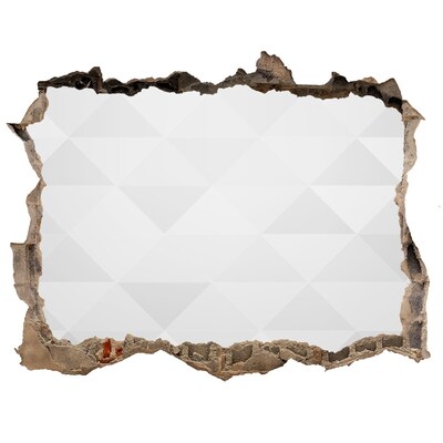 3d-s lyuk vizuális effektusok matrica Egy romos fal, amely az űrre néz