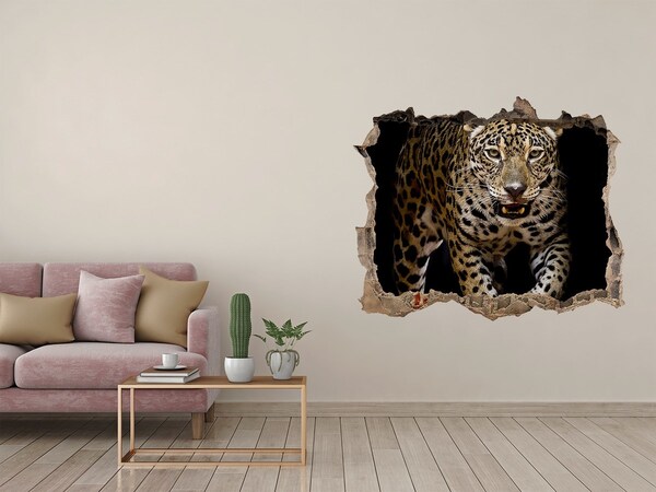 3d-s lyuk vizuális effektusok matrica Jaguár