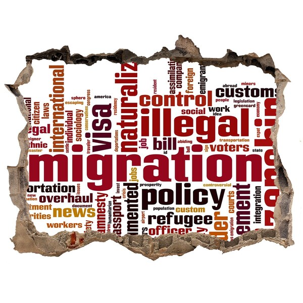 3d-s lyuk vizuális effektusok matrica Migrációs politika