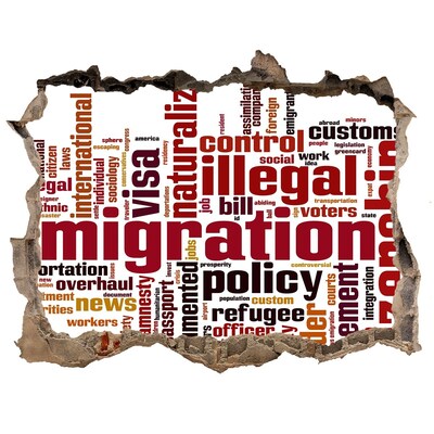 3d-s lyuk vizuális effektusok matrica Migrációs politika