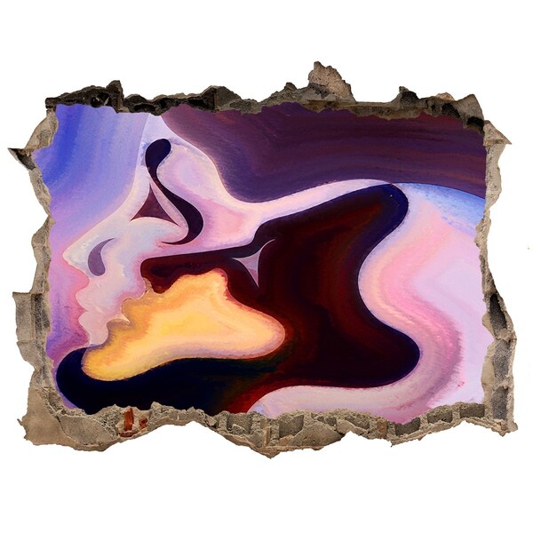 3d-s lyuk vizuális effektusok matrica A szerelem érzéki arcai