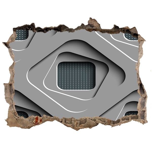 3d-s lyuk vizuális effektusok matrica Modern betontervezés