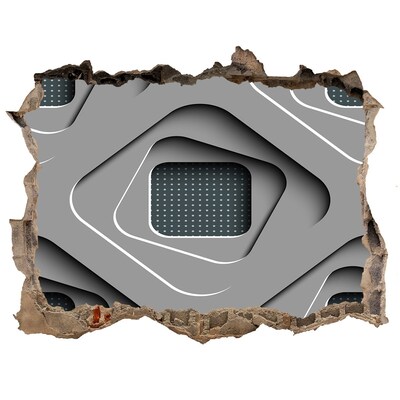 3d-s lyuk vizuális effektusok matrica Modern betontervezés