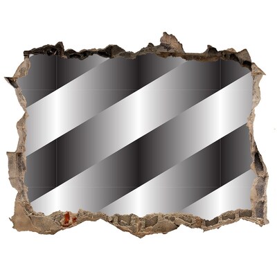 3d-s lyuk vizuális effektusok matrica Törött fal illúzió