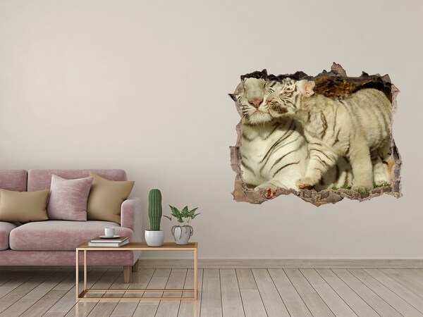 3d-s lyuk vizuális effektusok matrica Tigers