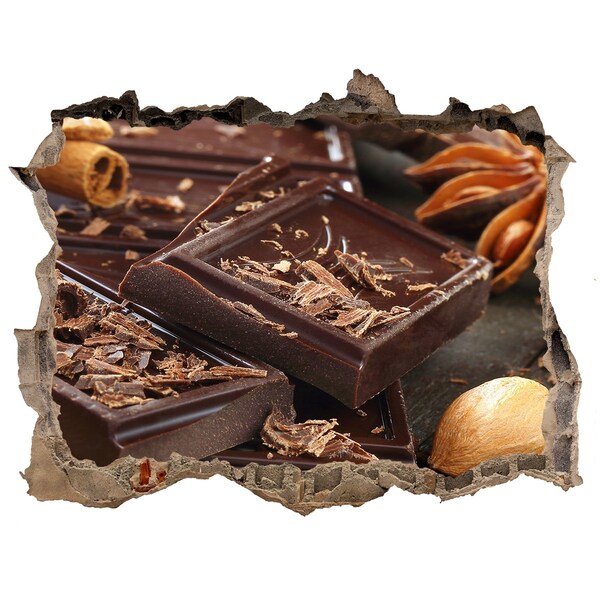 3d-s lyuk vizuális effektusok matrica Csokoládé élvezet