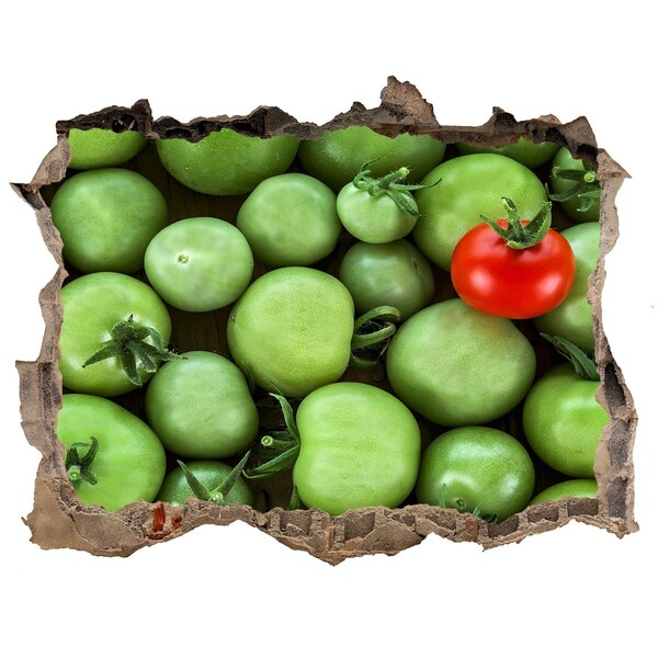 3d-s lyuk vizuális effektusok matrica Gyümölcs betonban