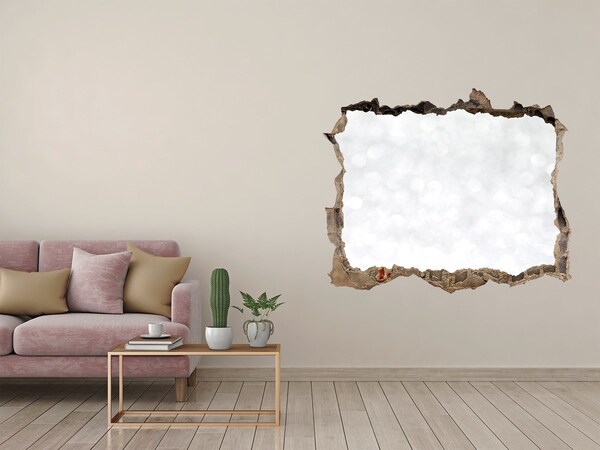 3d-s lyuk vizuális effektusok matrica Törött fal bokeh hatással