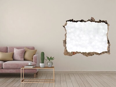 3d-s lyuk vizuális effektusok matrica Törött fal bokeh hatással