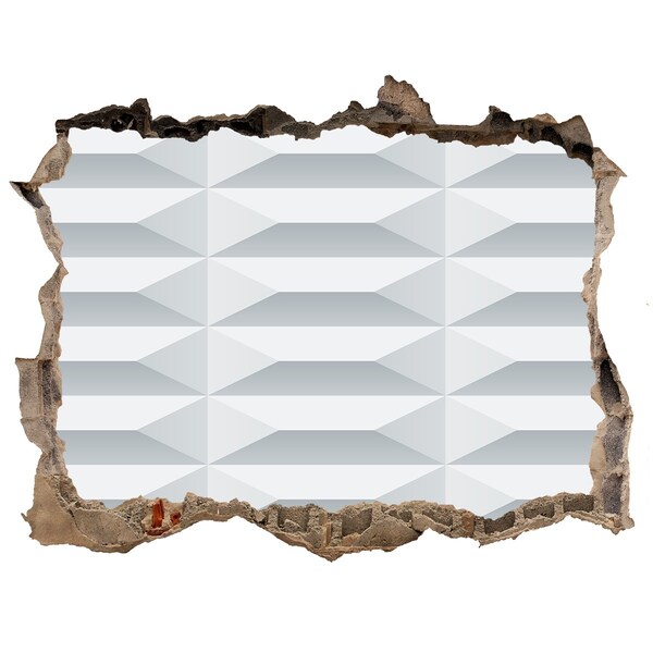 3d-s lyuk vizuális effektusok matrica Modern 3D fal