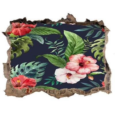 3d-s lyuk vizuális effektusok matrica Zseniális trópusi kert