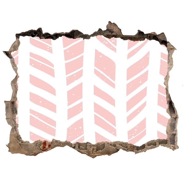 3d-s lyuk vizuális effektusok matrica Rózsaszín foltok a betonon