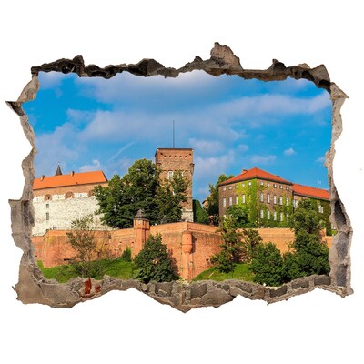 3d-s lyuk vizuális effektusok matrica Vár a dombon