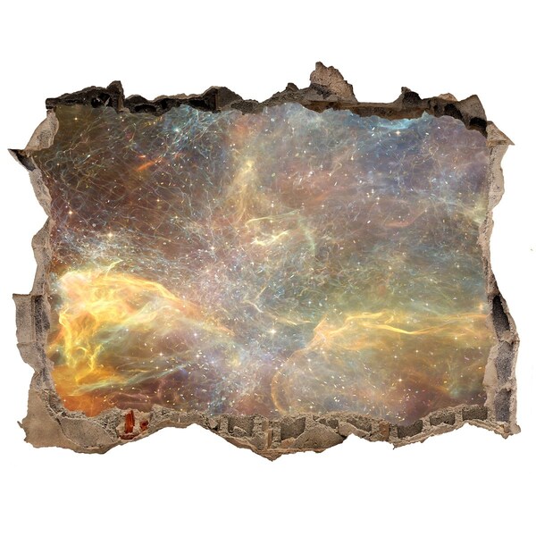 3d-s lyuk vizuális effektusok matrica Űrlyuk a falban