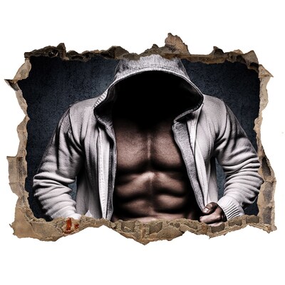 3d-s lyuk vizuális effektusok matrica Intenzív edzés városi stílusban