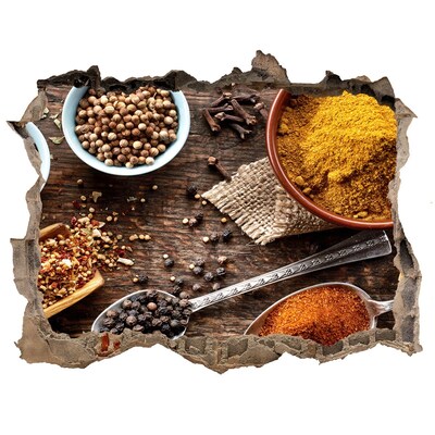 3d-s lyuk vizuális effektusok matrica Konyhai fűszerek