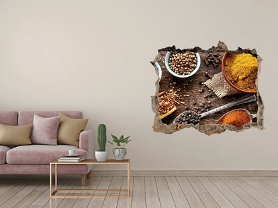 3d-s lyuk vizuális effektusok matrica Konyhai fűszerek