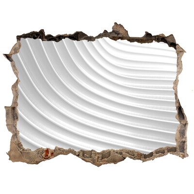 3d-s lyuk vizuális effektusok matrica Egy törött fal hullámos vonalakkal