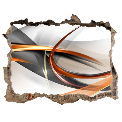 3d-s lyuk vizuális effektusok matrica Absztrakt színszivárgás