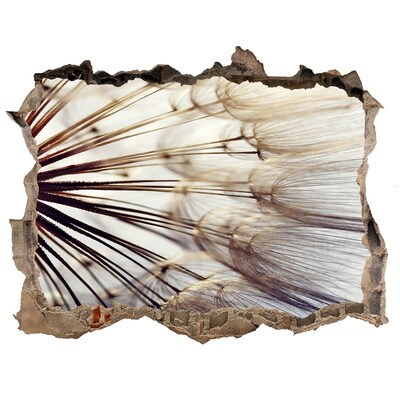 3d-s lyuk vizuális effektusok matrica Virágos álom betonban