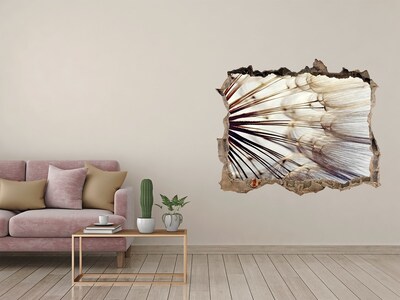 3d-s lyuk vizuális effektusok matrica Virágos álom betonban