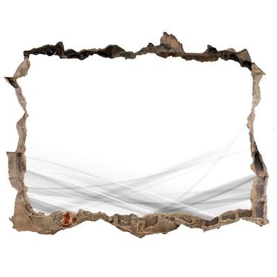 3d-s lyuk vizuális effektusok matrica Egy romos fal, amely a térre néz