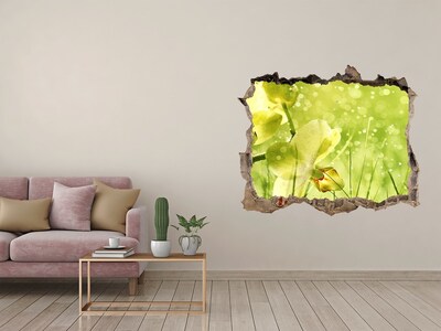 3d-s lyuk vizuális effektusok matrica Orchidea