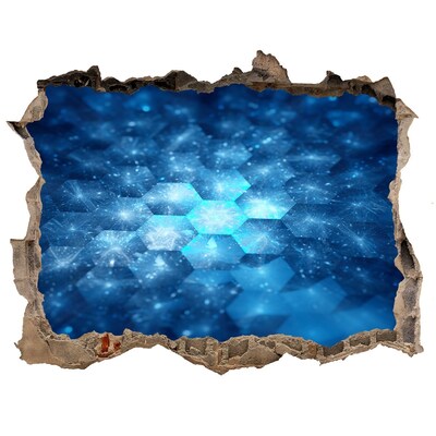 3d-s lyuk vizuális effektusok matrica Crystals