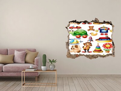 3d-s lyuk vizuális effektusok matrica Játékok egy színes világban