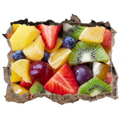 3d-s lyuk vizuális effektusok matrica Gyümölcsparadicsom betonban