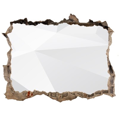 3d-s lyuk vizuális effektusok matrica Törött fal fényvisszaverődéssel