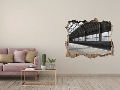 3d-s lyuk vizuális effektusok matrica Városi báj a lyuk mögött