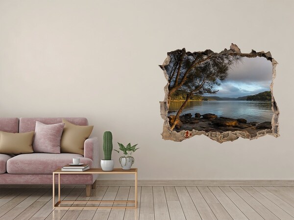 3d-s lyuk vizuális effektusok matrica Béke a vízparton