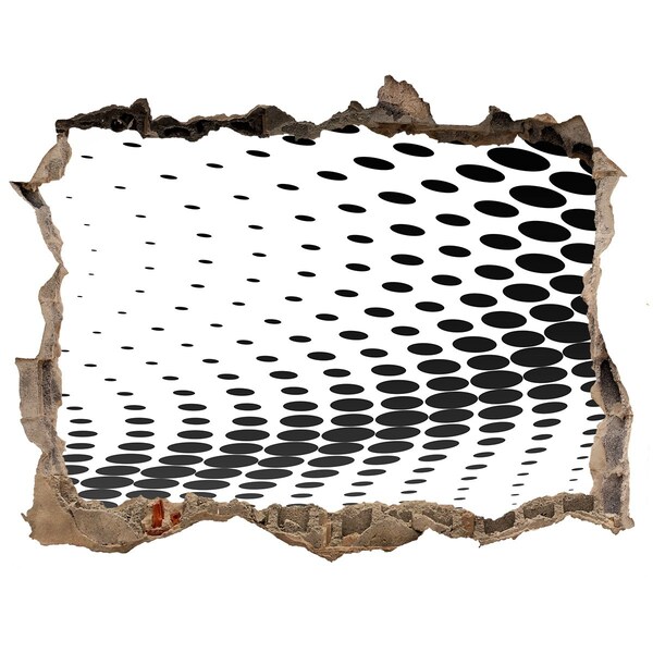 3d-s lyuk vizuális effektusok matrica Virtuális tér a lyukban