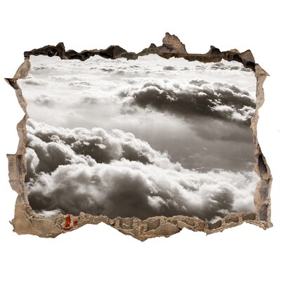 3d-s lyuk vizuális effektusok matrica A felhők látványa