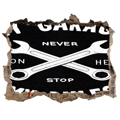 3d-s lyuk vizuális effektusok matrica Workshop a szabályokról