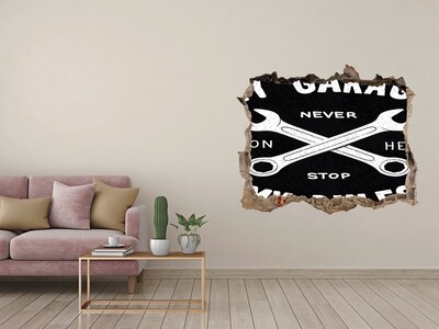 3d-s lyuk vizuális effektusok matrica Workshop a szabályokról