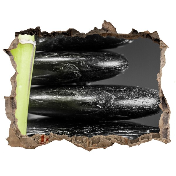 3d-s lyuk vizuális effektusok matrica Gyógyfürdő kövek