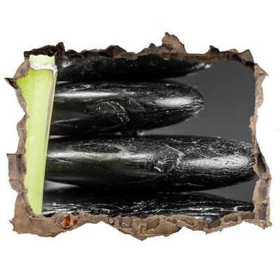 3d-s lyuk vizuális effektusok matrica Gyógyfürdő kövek