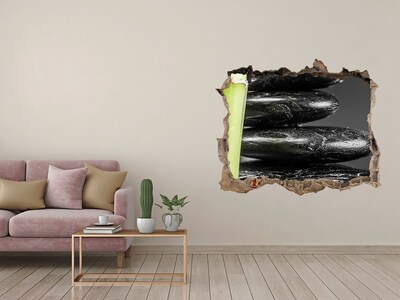 3d-s lyuk vizuális effektusok matrica Gyógyfürdő kövek