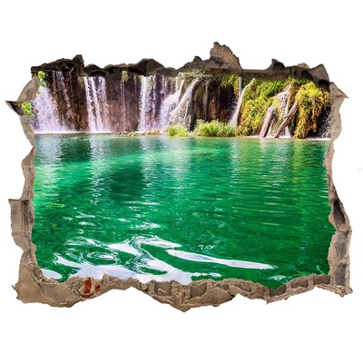 3d-s lyuk vizuális effektusok matrica Lake plitvicei