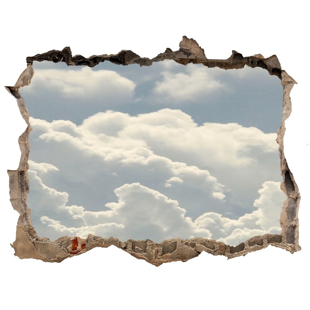 3d-s lyuk vizuális effektusok matrica Felhők