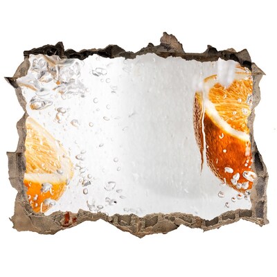 3d-s lyuk vizuális effektusok matrica Egy frissítő citrusos látvány